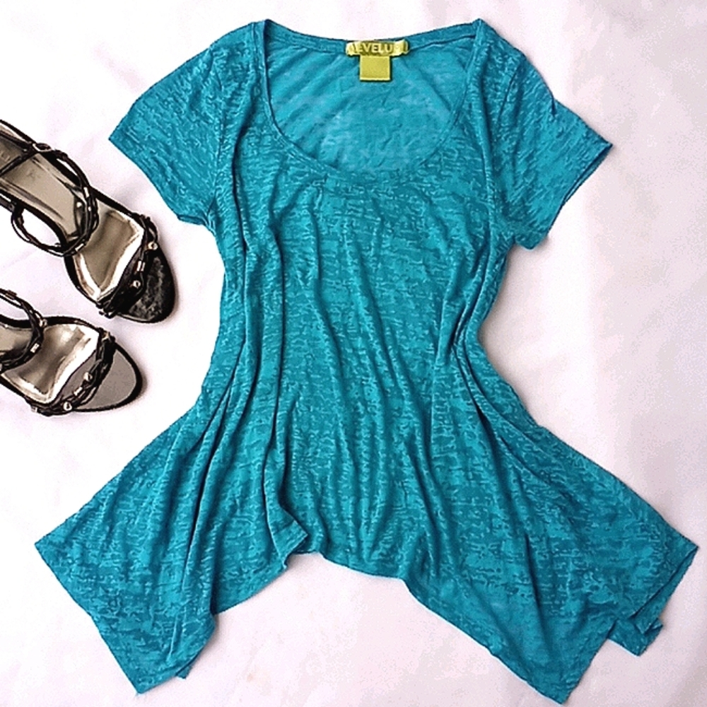 2/$12 Level Up Semi Sheer Top